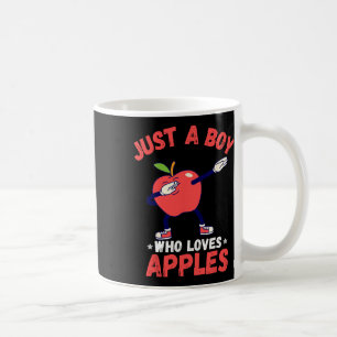 Kinderen zijn gewoon een jongen die van appels hou koffiemok