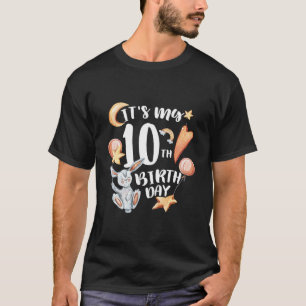 Kinderen zijn mijn 10e verjaardag Happy Birthday B T-shirt