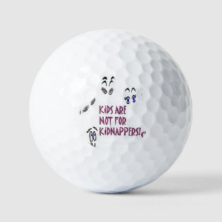 KINDEREN ZIJN NIET VOOR KINDERDIEFSTAL SLEUTELHANG GOLFBALLEN