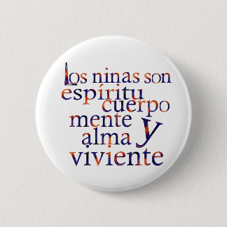 Kinderen zijn SpiritBodyMindHeartSoul ESP Ronde Button 5,7 Cm