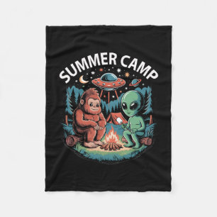 Kinderen zomerkamp alien ufo regisseur bemanning g fleece deken