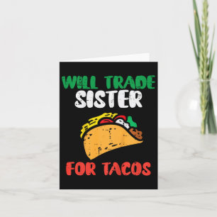 Kinderen zullen zuster zijn in tacos Toddler boys Kaart