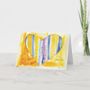 KinderenKunst voor CHOC - Big Heart Card Kaart