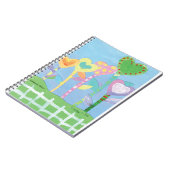 KinderenKunst voor CHOC - Harten met de omheining Notitieboek (Linkerzijde)