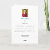 KinderenKunst voor CHOC - Vrede op aarde Bedankkaart (Achterkant)