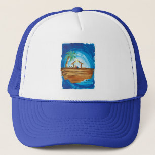 KinderenKunst voor Choc - Vrede op aarde Trucker Pet