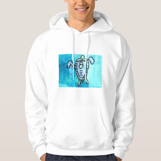 KinderenKunst voor CHOC - Zee schildpad Hoodie (Voorkant)