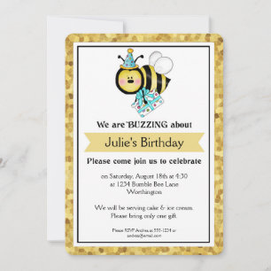 Kinderfeest Partij Kleine broedbijen d1 Kaart