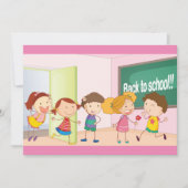 Kinderfeestjes op school Uitnodigingen (Voorkant)