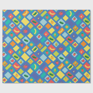 Kinderfruit en -groente cadeaupapier