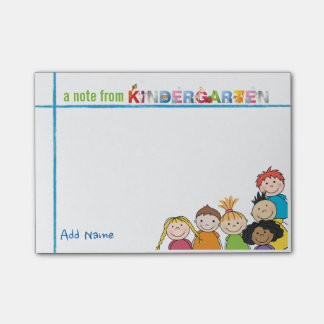 Kindergarten Aangepaste titel Postit Notes
