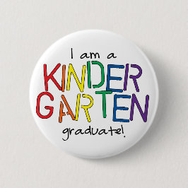 Kindergarten Afstuderen Button