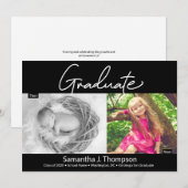 Kindergarten Afstuderen dan en nu Afstudeerder Fot Aankondiging (Voorkant / Achterkant)