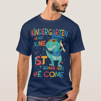 Kindergarten Afstuderen Dinosaur T-shirt