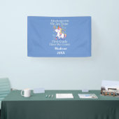 Kindergarten Afstuderen eerste graad Unicorn Spandoek (Beurs)