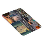 Kindergarten Afstuderen Foto Collage Aankondiging Magneet (Rechterzijde)