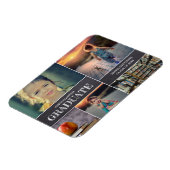 Kindergarten Afstuderen Foto Collage Aankondiging Magneet (Linkerzijde)