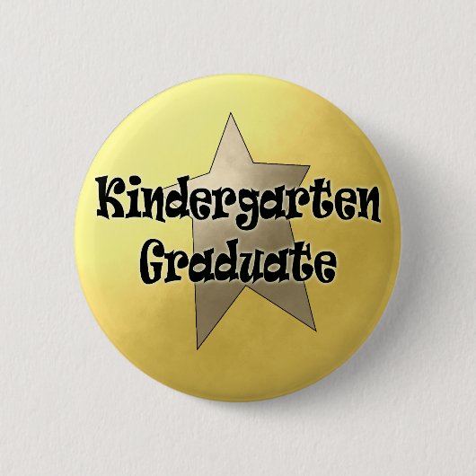 Kindergarten Afstuderen Gifts Ronde Button 5,7 Cm (Voorkant)