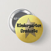 Kindergarten Afstuderen Gifts Ronde Button 5,7 Cm (Voorkant /achterkant)