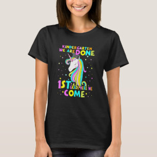 Kindergarten-Afstuderen Level-Complete video-gamer T-shirt