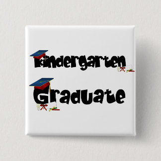 Kindergarten Afstuderen overhemden en cadeaus Vierkante Button 5,1 Cm