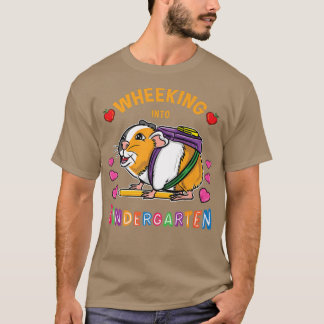 Kindergarten, cavia, eerste dag van de t-shirt