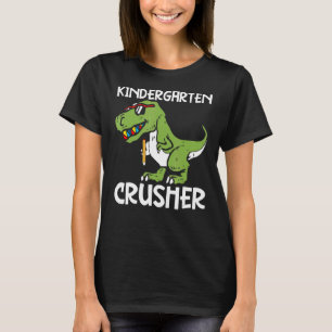 Kindergarten crusher terug naar school Rex Dinosau T-shirt