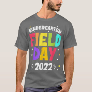 Kindergarten Dag 2022 Laat de Spelen beginnen T- T-shirt