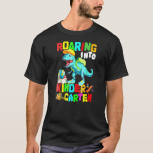 Kindergarten Dinosaur T Rex Terug naar school T-shirt