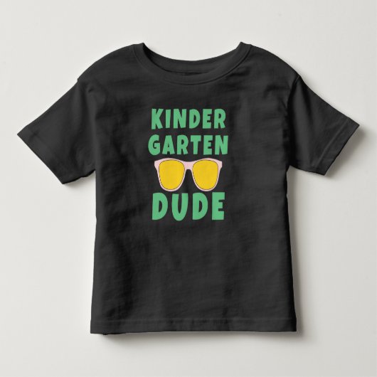 KINDERGARTEN DUDE KINDER SHIRTS (Voorkant)