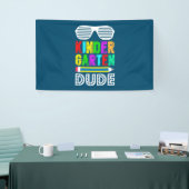 Kindergarten Eerste Dag Terug Spandoek (Beurs)