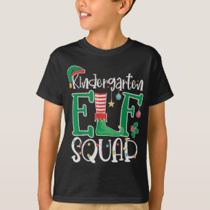 Kindergarten ELF Squad Funny Kerstmis ELF Kinder T T-shirt