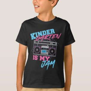 Kindergarten is mijn jam - 80s Boombox Teach T-shirt