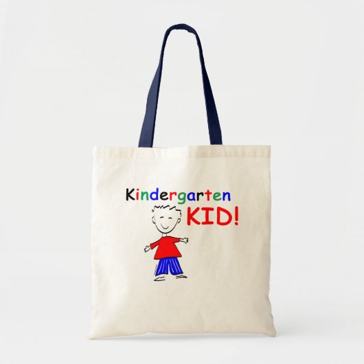 Kindergarten Kinderen Boys Book Bag Tote Bag (Voorkant)