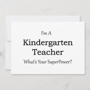 Kindergarten leraar