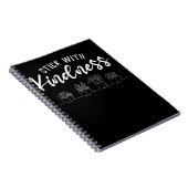 Kindergarten Leraar Cactus Kindness Positiviteit Notitieboek (Rechterzijde)