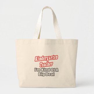 Kindergarten leraar...een soort grote deal tote bag