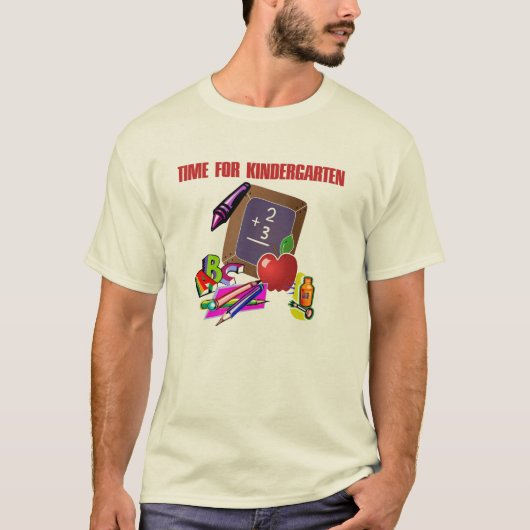 Kindergarten Leraar T Shirt (Voorkant)