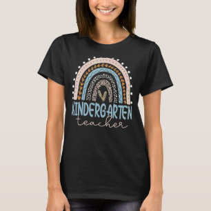 Kindergarten Leraar Teach Love Inspire Eerste Dag T-shirt