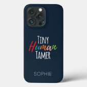 Kindergarten Leraar Tiny Human Tamer Gepersonalise Case-Mate iPhone Case (Achterkant)