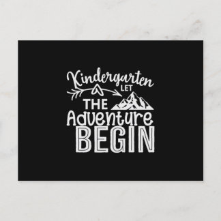 Kindergarten Let The Adventure Begin Briefkaart