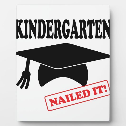 Kindergarten Nailed it Fotoplaat (Voorkant)