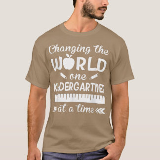 Kindergarten Onderwijser Appreciation Gifts - T-sh T-shirt