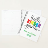 Kindergarten Onderwijzer Hallo Kindergarten Notiti Planner (Display)