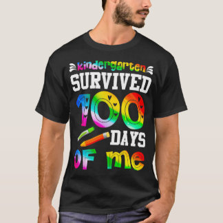 Kindergarten overleden 100 dagen van ME100 dagen v T-shirt