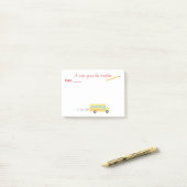 Kindergarten Post-it® notes leraar (Op bureau)