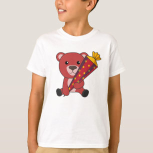 Kindergarten Red Beer School Kinder School Bag Swe T-shirt