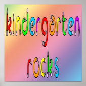 Kindergarten Rocks - Poster potcil (Voorkant)