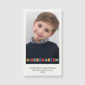 Kindergarten schooljaar Foto Keepsake Magneet (Voorkant)