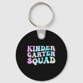 Kindergarten Squad Teacher Kids Tie Dye Ck To Scho Sleutelhanger (Voorkant)